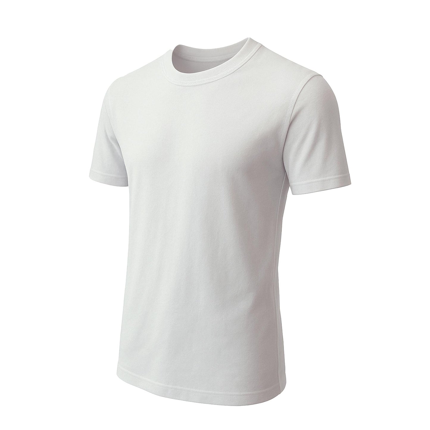 Men’s Crew Neck Short Sleeve T-Shirt Heavy-Weight Ultra-Soft 100% Cotton