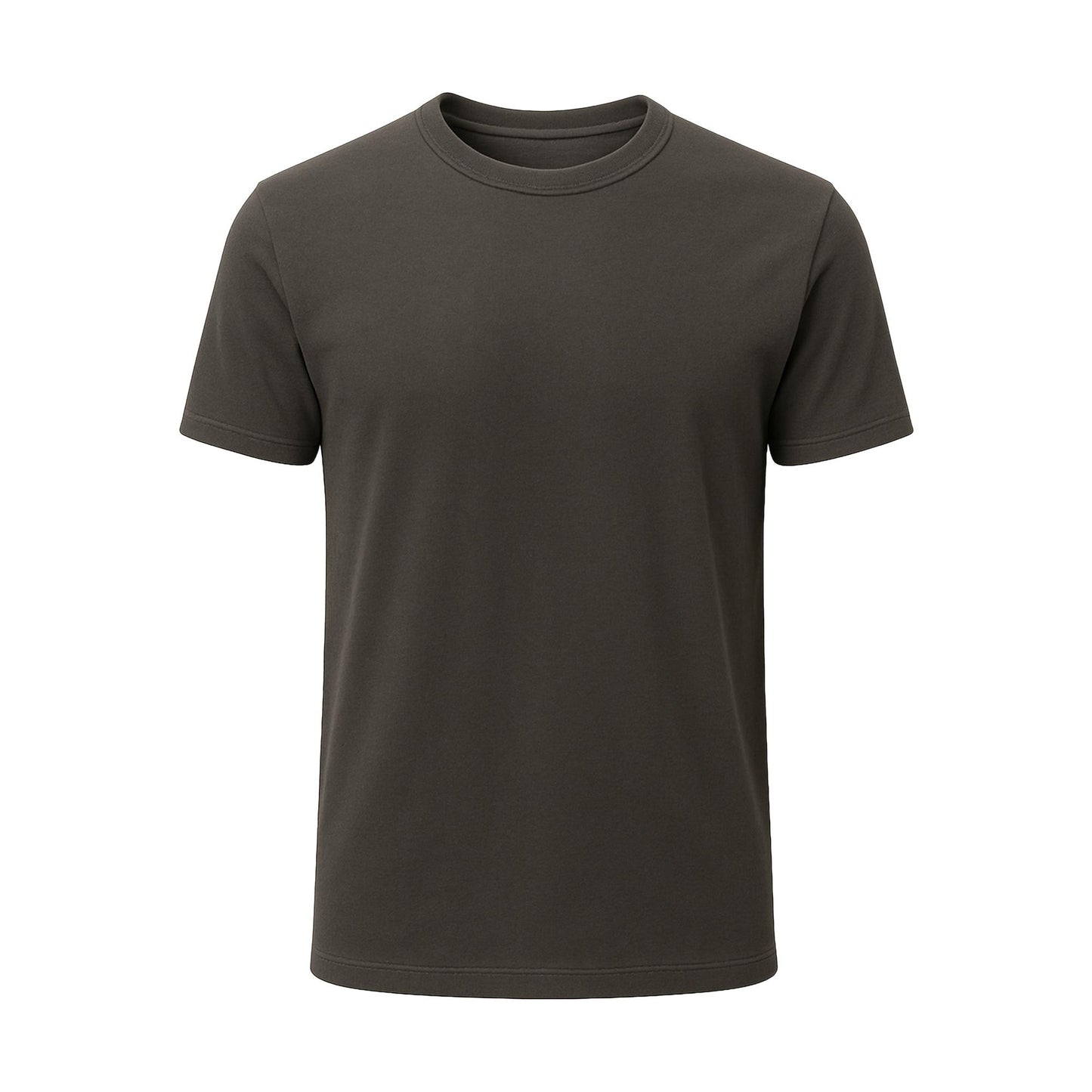 Men’s Crew Neck Short Sleeve T-Shirt Heavy-Weight Ultra-Soft 100% Cotton