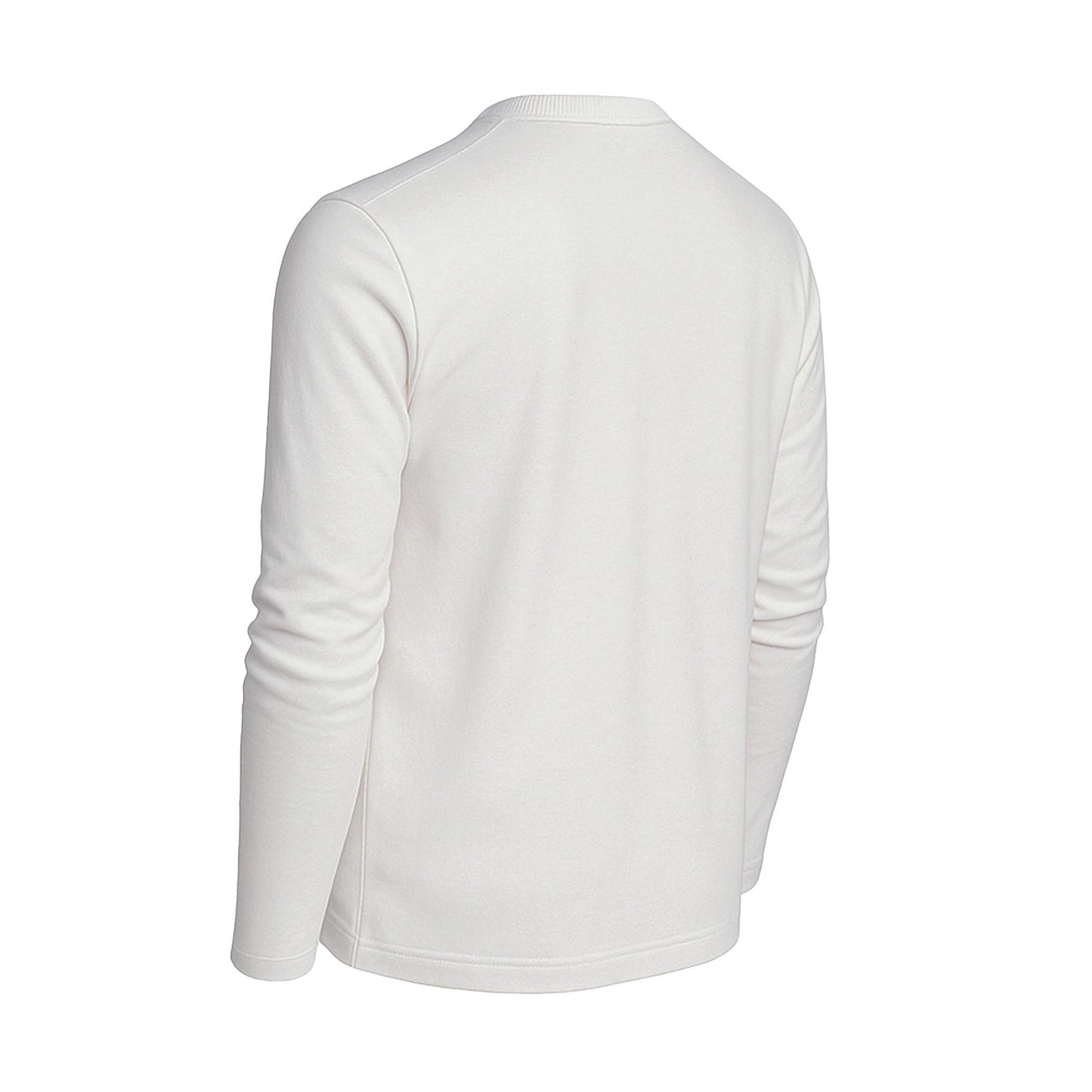 Men’s Crew Neck Long Sleeve T-Shirt Heavy-Weight Ultra-Soft 100% Cotton