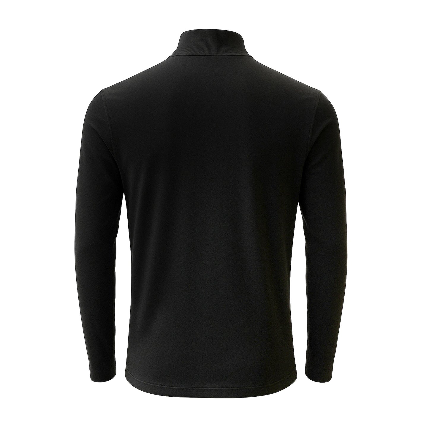 Men’s Mock Neck Long Sleeve Men’s T-Shirt Heavy-Weight Ultra-Soft 100% Cotton
