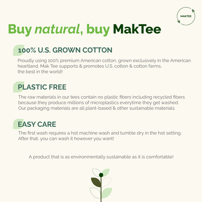 Men's Turtle Neck Long Sleeve Heavy-Weight Ultra-Soft 100% Cotton T-Shirt