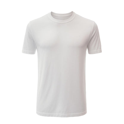Men’s Crew Neck Short Sleeve T-Shirt Heavy-Weight Ultra-Soft 100% Cotton