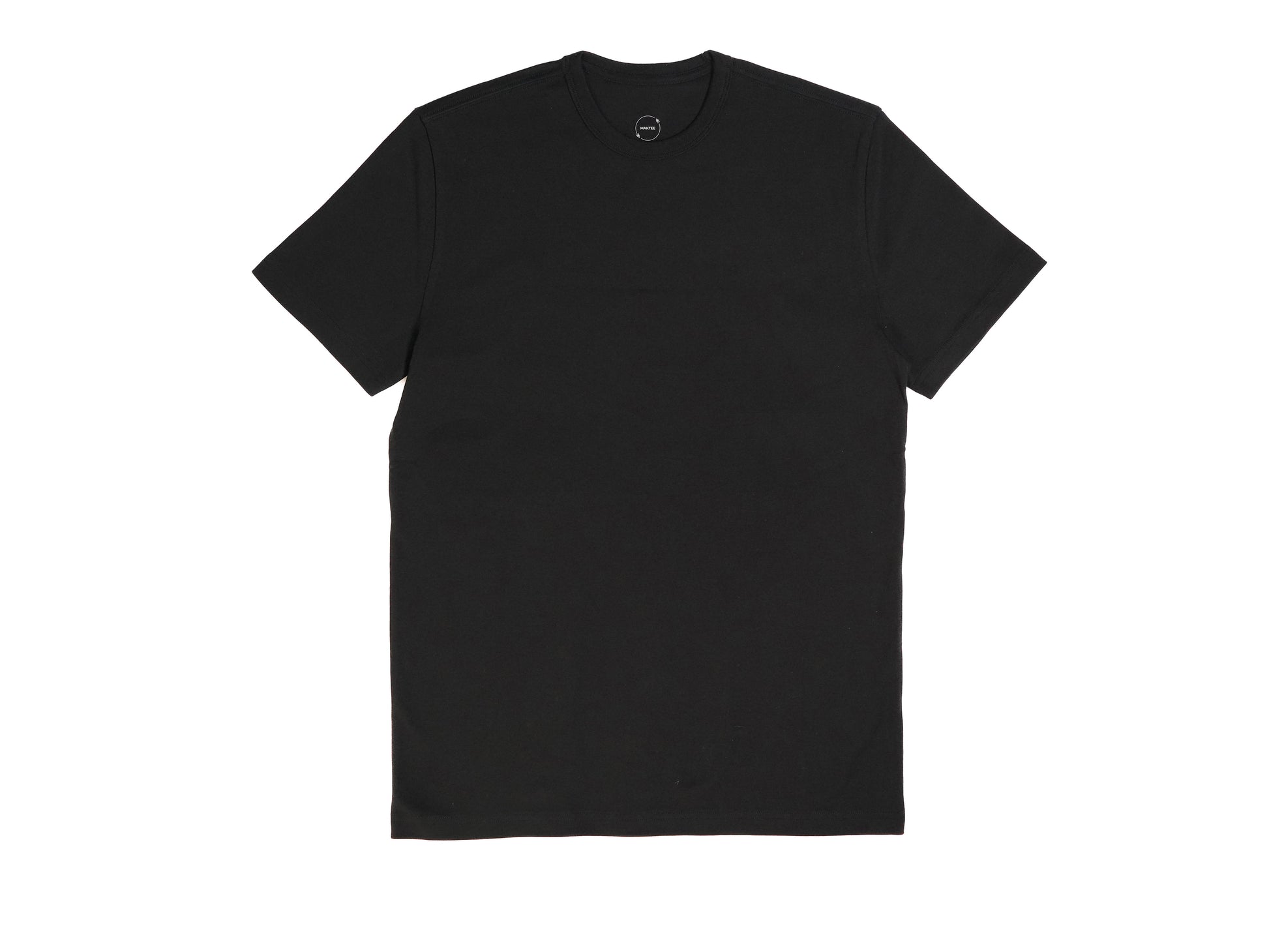 black short sleeve crew neck