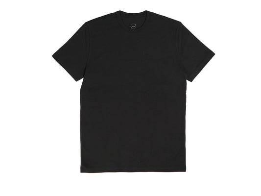 black short sleeve crew neck