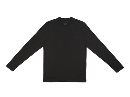 black long sleeve crew neck