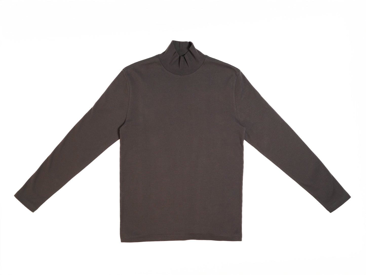 charcoal turtle neck long sleeve shirt